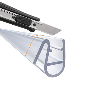 Guarnizione Sottoporta per box doccia per vetro da 6mm lungha 90cm Tagliabile