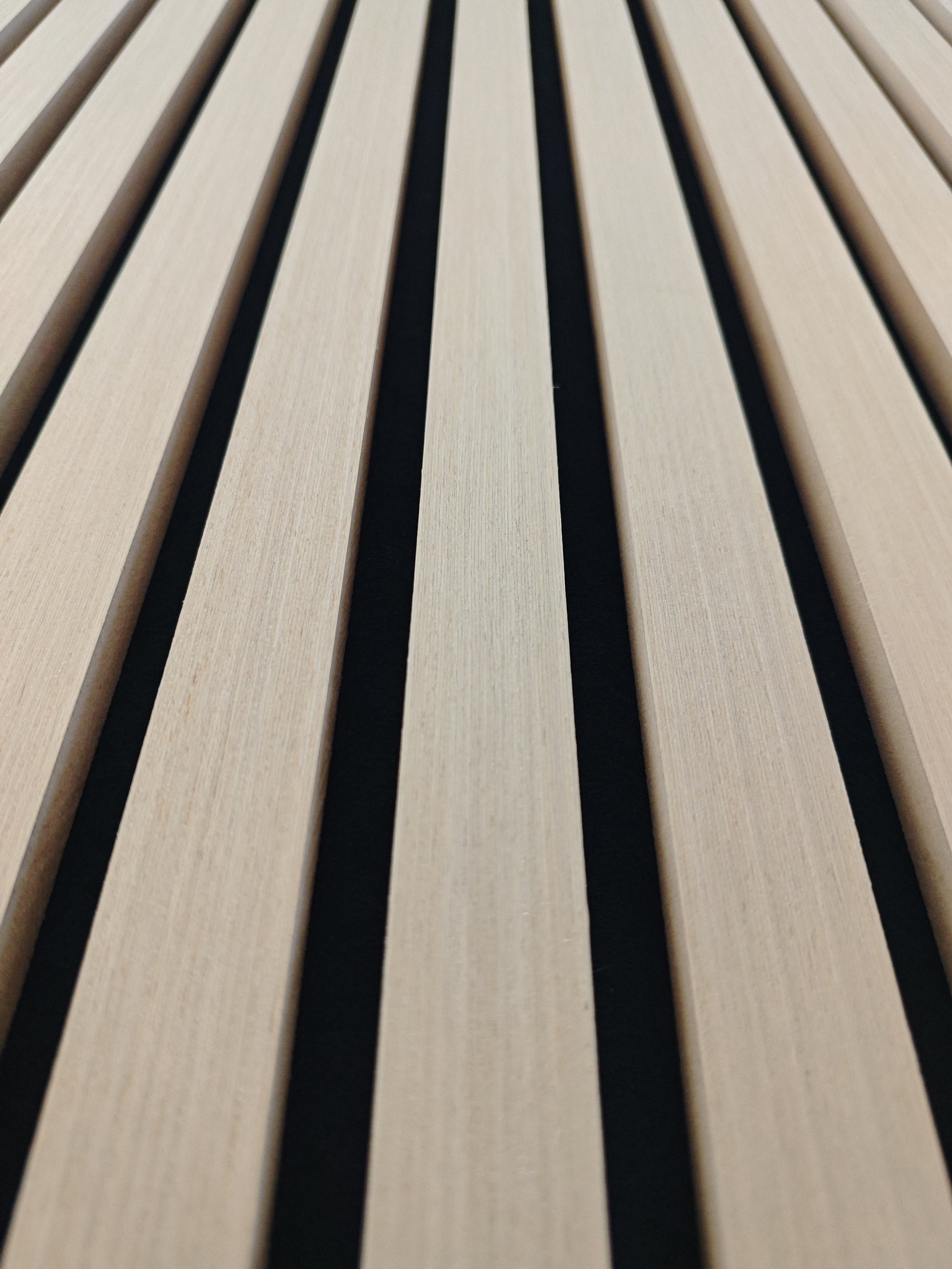 Set di 4 pannelli decorativi fonoassorbenti in legno MDF, 60 cm × 60 cm, Sp 21 mm, Color rovere chiaro/scuro#Color rovere chiaro