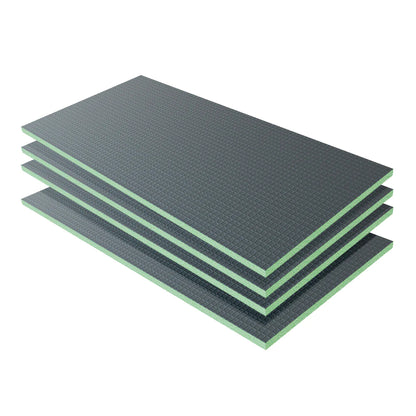 Pannello di Costruzione da Piastrellare in Estruso in Polistrirene Rigido per la Isolamento della Casa e del Bagno Varie Dimensioni in set da 4/5 pz. 1250x600X25 mm (4 pezzi set)