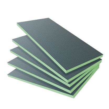 Pannello di Costruzione da Piastrellare in Estruso in Polistrirene Rigido per la Isolamento della Casa e del Bagno Varie Dimensioni in set da 4/5 pz. 1250x600X40 mm (5 pezzi set)