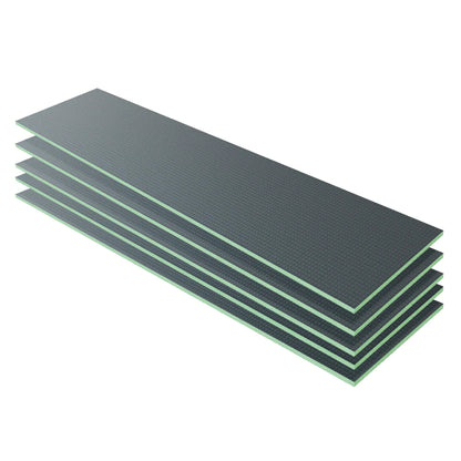 Pannello di Costruzione da Piastrellare in Estruso in Polistrirene Rigido per la Isolamento della Casa e del Bagno Varie Dimensioni in set da 4/5 pz. 2500x600X25 mm (5 pezzi set)