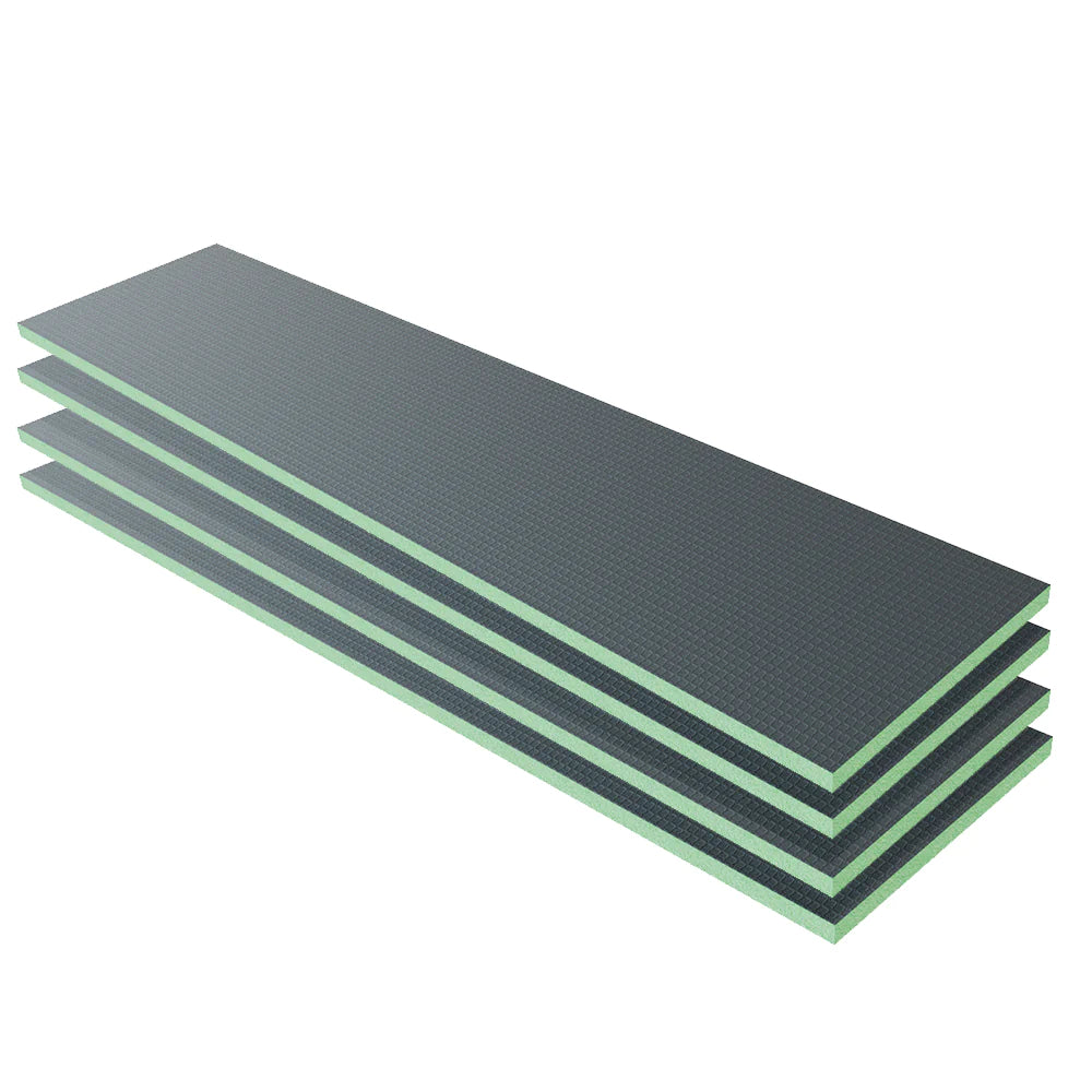 Pannello di Costruzione da Piastrellare in Estruso in Polistrirene Rigido per la Isolamento della Casa e del Bagno Varie Dimensioni in set da 4/5 pz. 2500x600X40 mm (4 pezzi set)