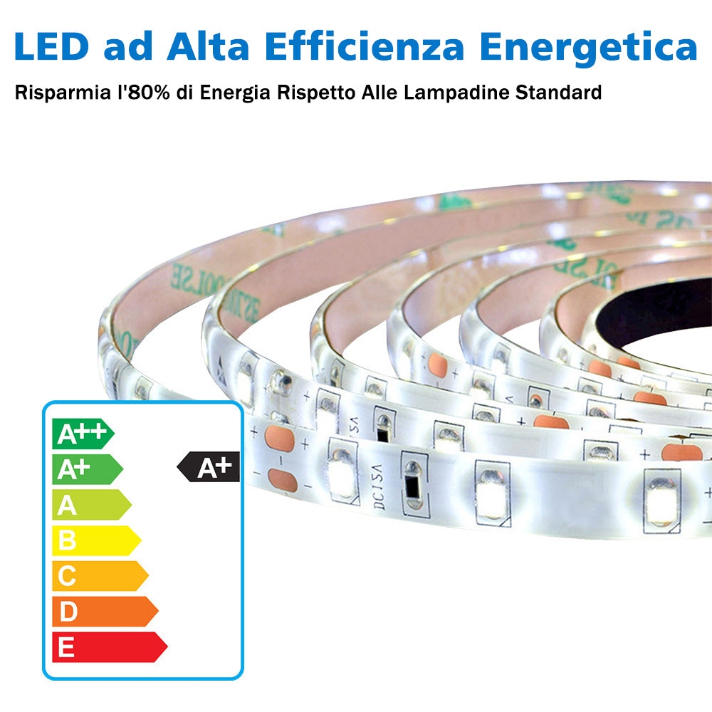Aica Specchio da Bagno Rettangolare a LED Specchio da Toeletta Specchio da Parete, Luce Bianca 6000K, Anti-fog, Tocco,IP44
