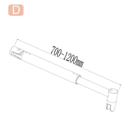 Aica Box Doccia Parete Doccia Walk In Alta 195cm Vetro Temperato Trasparente Anticalcare 6mm Easyclean Con Barra Stabilizzatrice