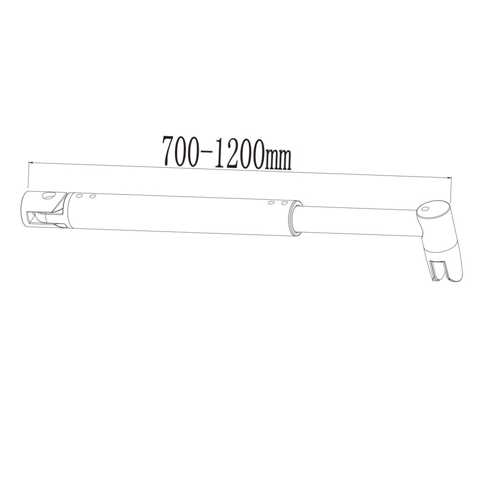 Doccia Walk in 130-150x200cm Due Pareti (100-120 +30) cm Vetro 8mm Temperato Anticalcare Serigrafato con Riquadri Barra Stabilizzatrice