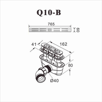 Aica Piatto Doccia Rettangolare/Quadrato In Pietra Vulcanica e Resina Mista Finitura Pietra Nera Ruvida Ultraslim Antiscivolo Antibatterico