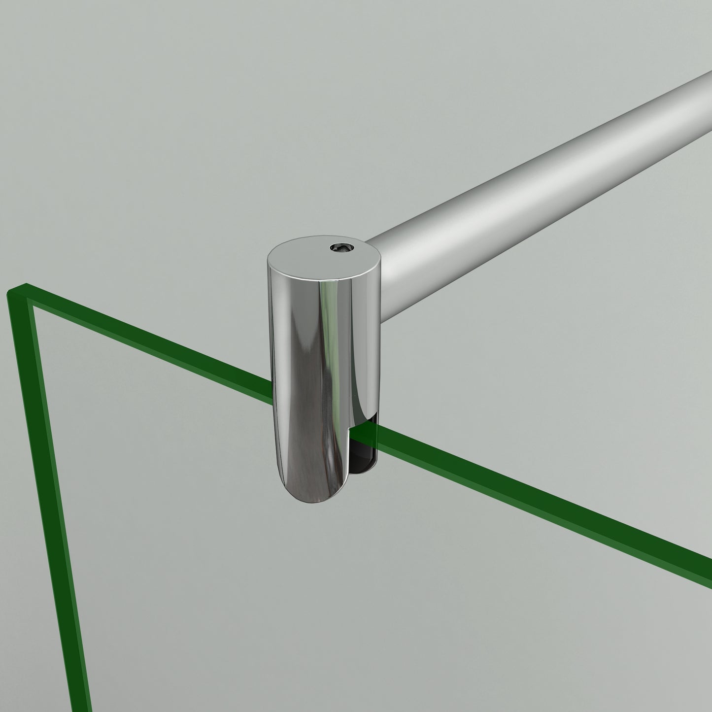 H.200 cm Aica Parete Per Doccia Walk In Con 30/40cm Paretina Mobile Vetro 8mm Temperato Trasparente Anticalcare Con Barra Stabilizzatrice Regolabile 70-120cm