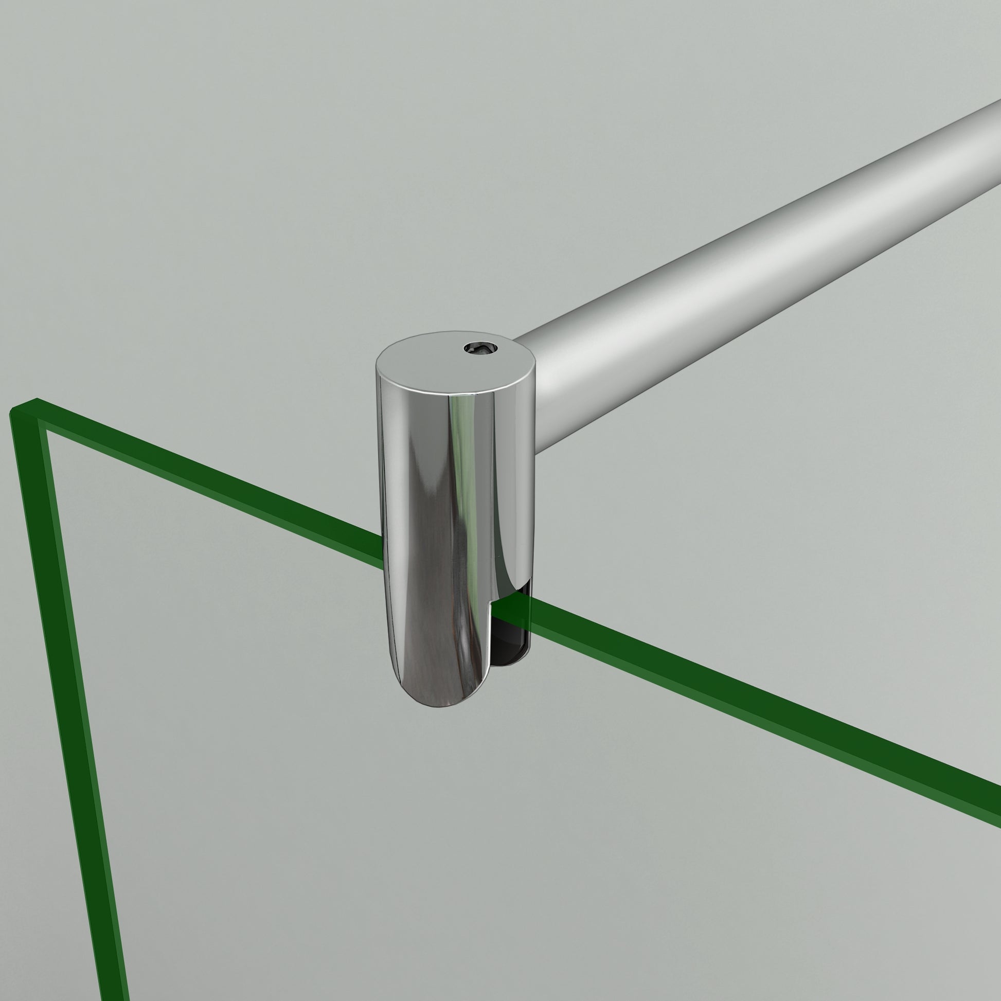 H.200 cm Aica Parete Per Doccia Walk In Con 30/40cm Paretina Mobile Vetro 8mm Temperato Trasparente Anticalcare Con Barra Stabilizzatrice Regolabile 70-120cm