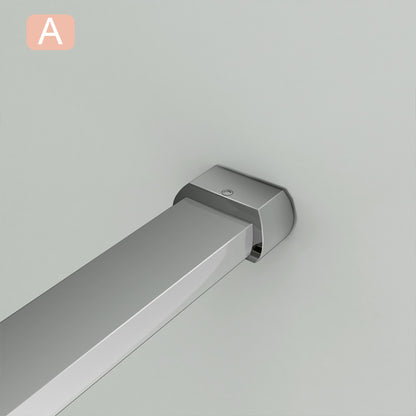 Aica Barra Stabilizzatrice Rinforzante Per Box Doccia Alluminio Cromato