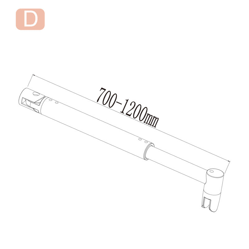 Aica Barra Stabilizzatrice Rinforzante Per Box Doccia Alluminio Cromato