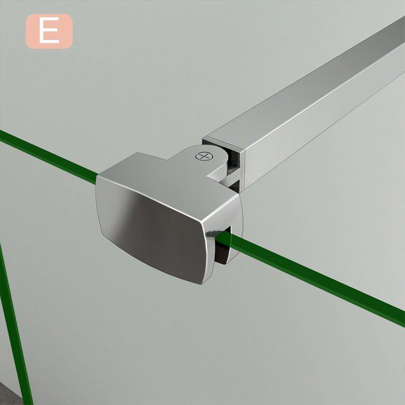 Aica Barra Stabilizzatrice Rinforzante Per Box Doccia Alluminio Cromato