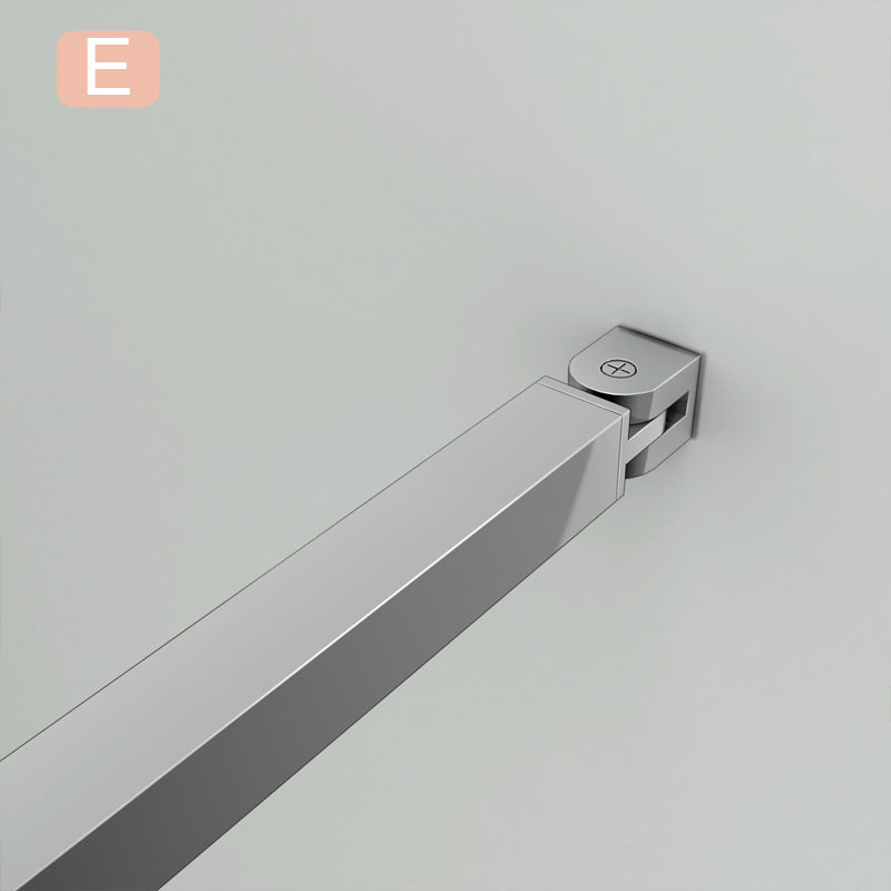 Aica Barra Stabilizzatrice Rinforzante Per Box Doccia Alluminio Cromato