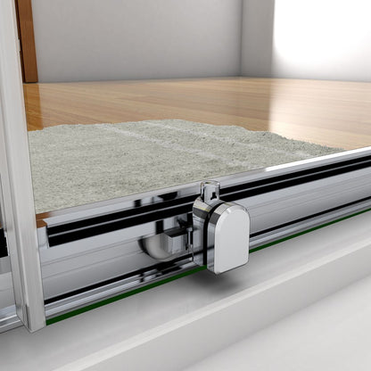 Aica Porta Doccia Per Nicchia Anta Scorrevole Ingresso Laterale In Vetro 5mm Temperato Trasparente 185cm