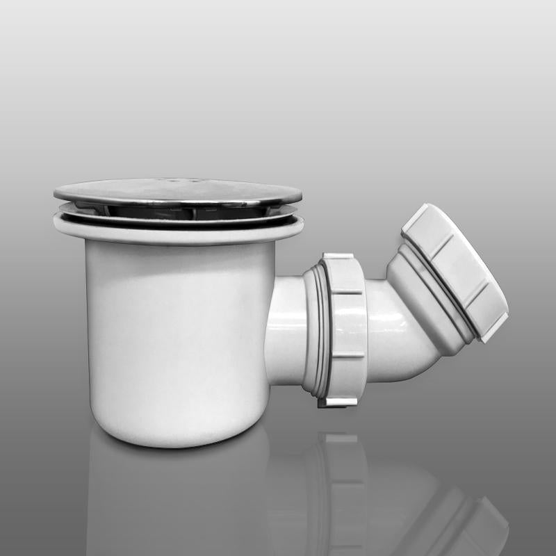Aica Piatto Doccia Quadrato/Rettangolare Dimensioni Multiple In Marmo Minerale e Resina Mista Ultra Sottile Bianco Lucido Antiscivolo Antibatterico
