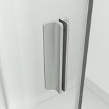 Aica Box Doccia Per Nicchia Porta Scorrevole Telaio In Alluminio Elettroforesi Vetro Temperato Trasparente 6mm - Consegna gratuita