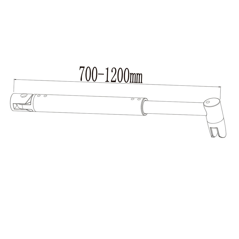 Aica Walk In Parete Per Doccia Con Barra Stabilizzatrice Regolabile 70-120cm Vetro 8mm Temperato Trasparente Anticalcare Alta 200 cm